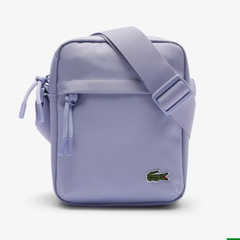 Lacoste Neocroc Unisex Shoulder Bag in Lilac – Brand New with Tags - Picture 1 of 12